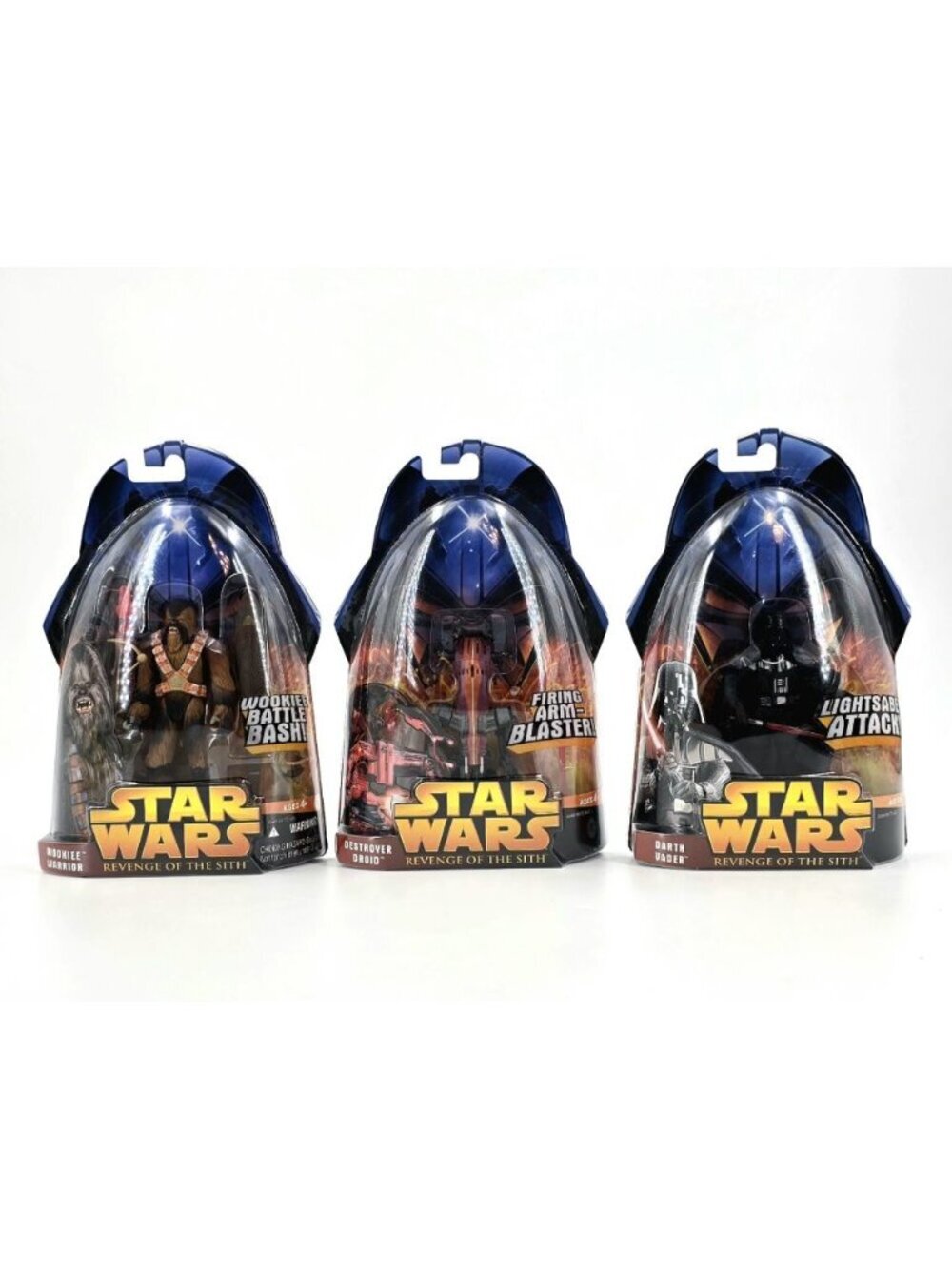 Star Wars Revenge of the Sith Darth Vader #11 Destroyer #45 Wookie Warrior #43